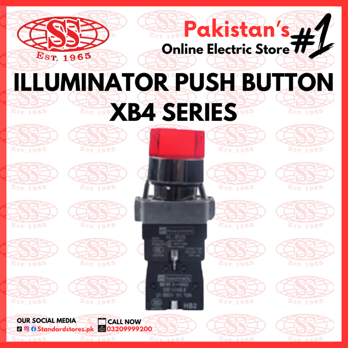 Light Push Button 22mm XB4 Series, standard stores, standard electric co.