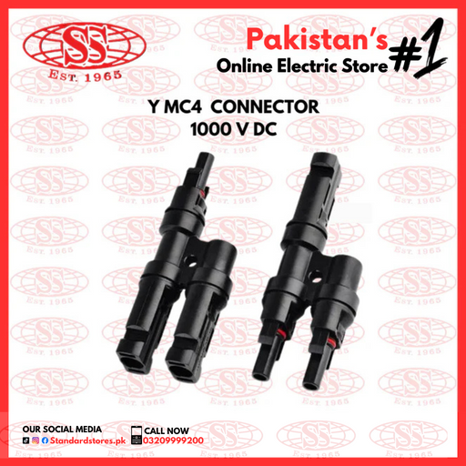 MC4 2 IN 1 Y Branch Connector 1000V DC, standard stores, standard electric co.