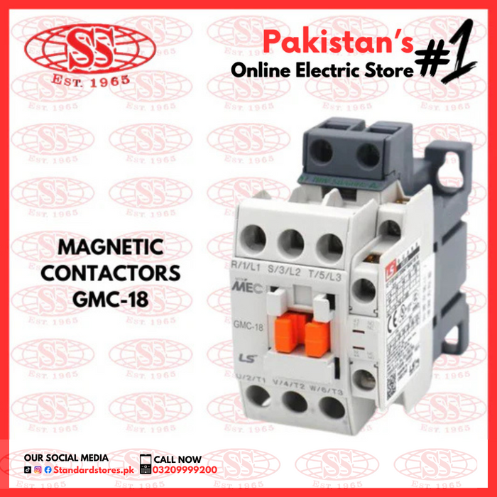 Magnetic Contactors GMC-18, standard stores, standard electric co.