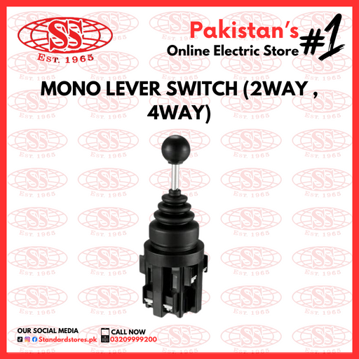 Mono Lever Electrical Switch 30mm (2 Way, 4 Way), standard stores, standard electric co.