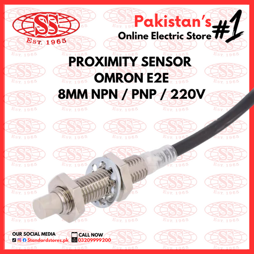 Omron inductive Proximity Sensor E2E-X2MY1 (8mm), standard stores, standard electric co.