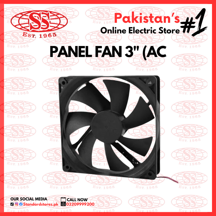 Panel Fans AC/DC Various Sizes, standard stores, standard electric co.