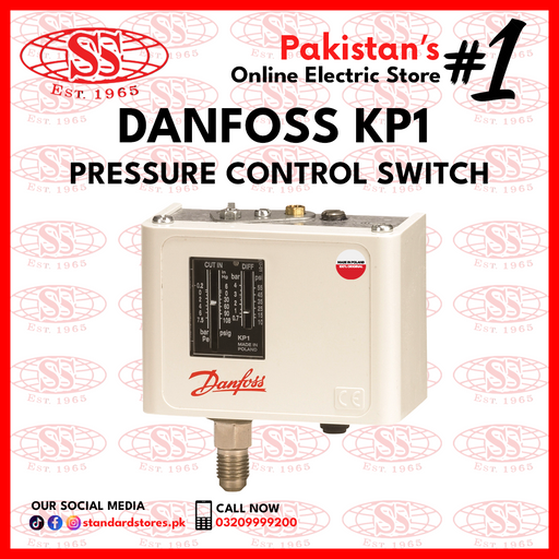 Pressure Control Switch DANFOSS KP1 (Original), standard stores, standard electric co.