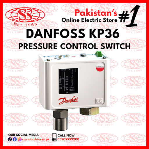 Pressure Control Switch DANFOSS KP36 (Original), standard stores, standard electric co.