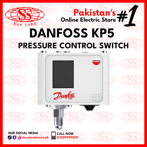 Pressure Control Switch DANFOSS KP5 (Original), standard stores, standard electric co.