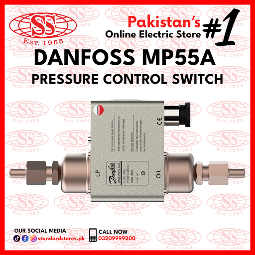 Pressure Control Switch DANFOSS MP55A (Original), standard stores, standard electric co.