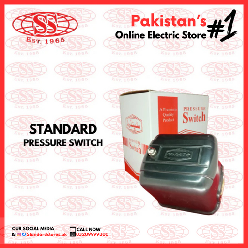 Pressure Switch Standard for Water Pump G1/4" Male Thread, standard stores, standard electric co.