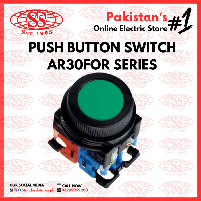 Push Button 30mm AP30FOR tba pics specs, standard stores, standard electric co.