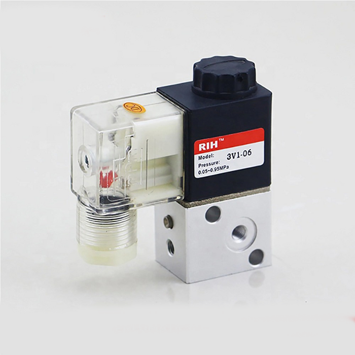 3 Way 2 Position Air Control Pneumatic Solenoid Valve