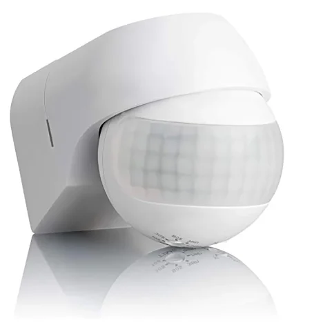 SIC Infrared PIR Sensor Human Motion Automatic Detector Adjustable Auto On/Off Light Switch AC85-265V 180 Degrees Rotating Indoor Outdoor Timer Light Switch for Home Offices Factory Warehouse Shops for Security Electricity saving, standard stores, standard electric co. 