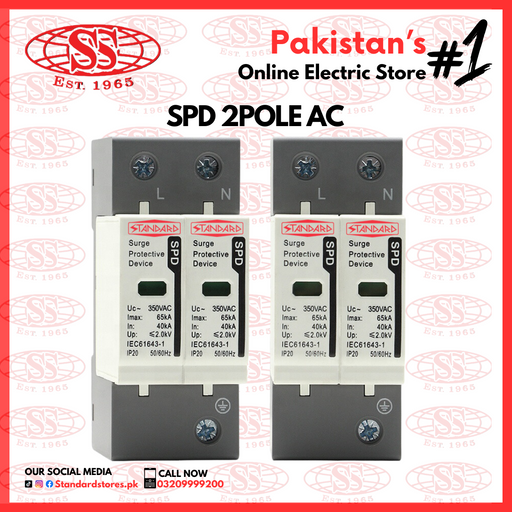 SPD 2Pole 1000V AC Standard Electric Co.,  Standard Store, standard electric co.