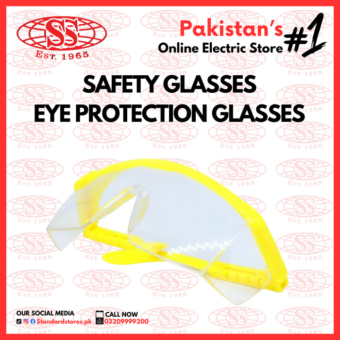 Safety Glasses Eye Protection Glasses, standard stores, standard electric co.