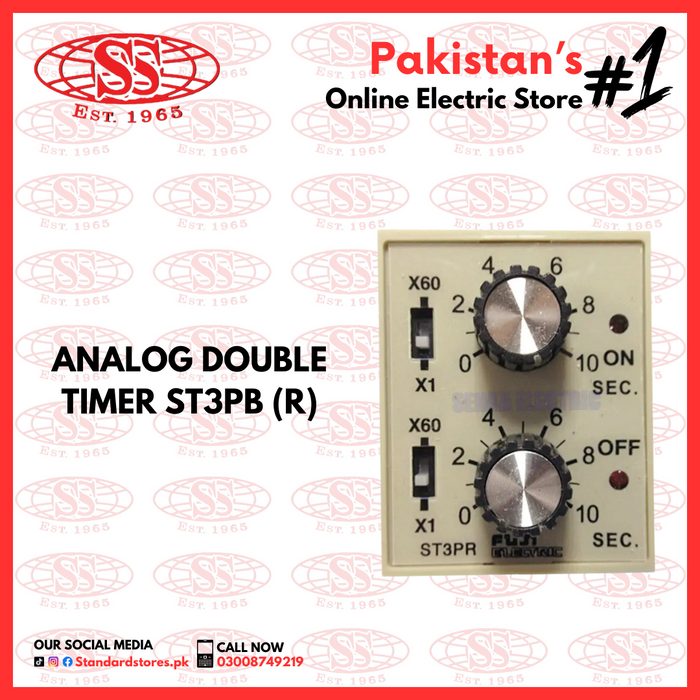 Analog Double Timer ST3PB(R)