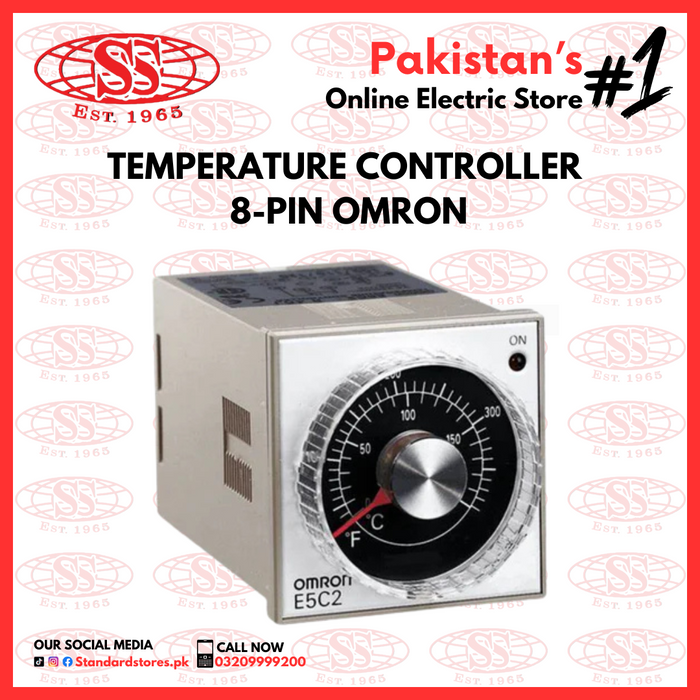 Temperature Controller 22OVAC 8-Pin Omron, standard stores, standard electric co.