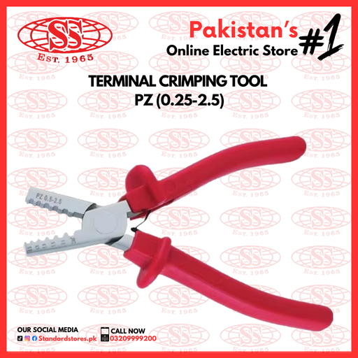 Terminal Crimping Tool  PZ (0.25-2.5),standard store, standard electric co