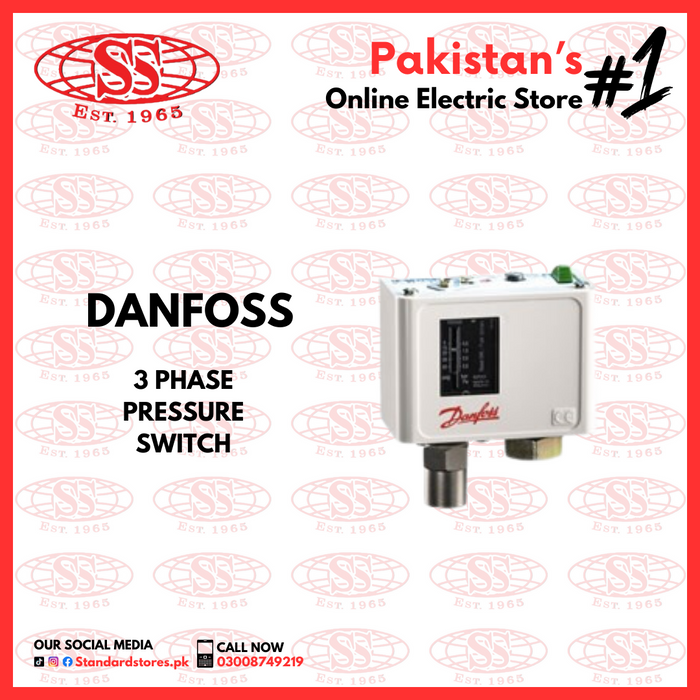 Danfoss 3 Phase Pressure Switch