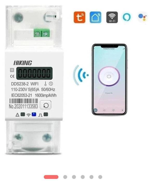 TOMZN Wifi Smart Energy Meter 2P