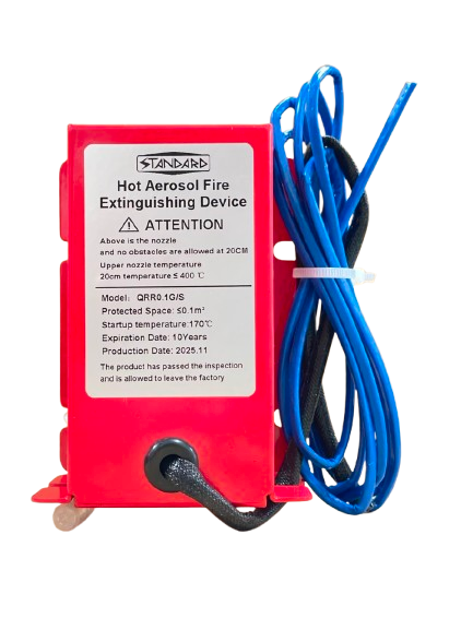 Heat Aerosol Fire Extinguishing Device 100G CHEMICAL – Automatic Fire Suppression Safety System for Panels