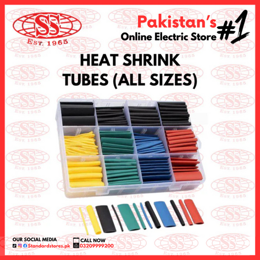 Wire Insulation Heat Shrink Tubes (Per/ft) (All Sizes), standard stores, standard electric co.