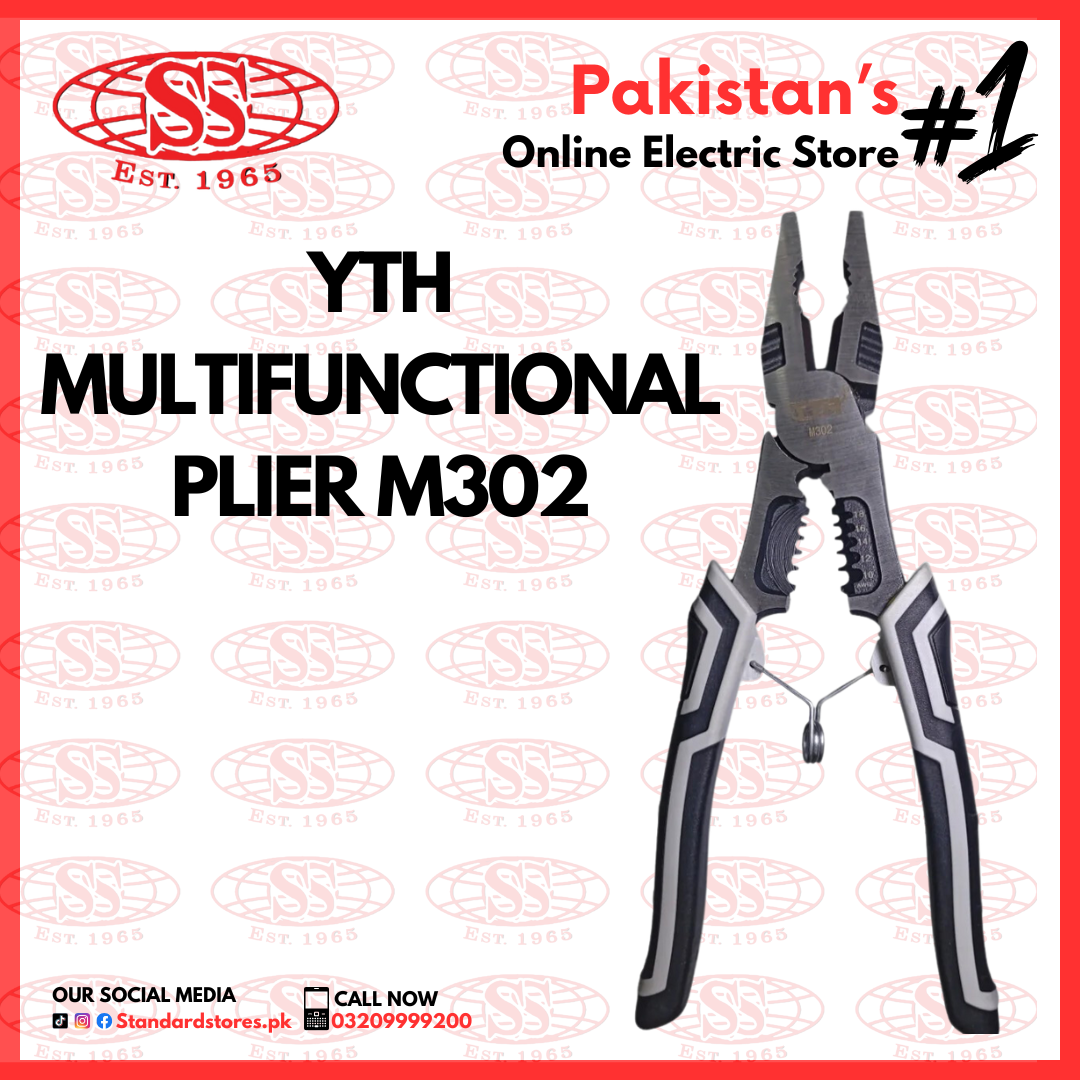 YTH M302 8” Plire Multi-Functional Stripping Cutter Pliers — Standard ...