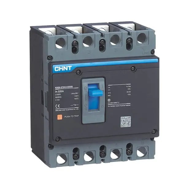 Chint AC 4 Pole Moulded Case Circuit Breaker (MCCB)