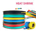  phoenix heat shrink tubing in various colors on a white background