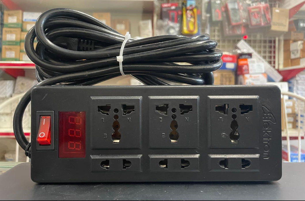 Extension Cord with Voltage Display Elektron