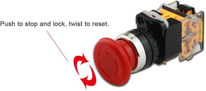 Emergency Push Button 22mm LA38 series