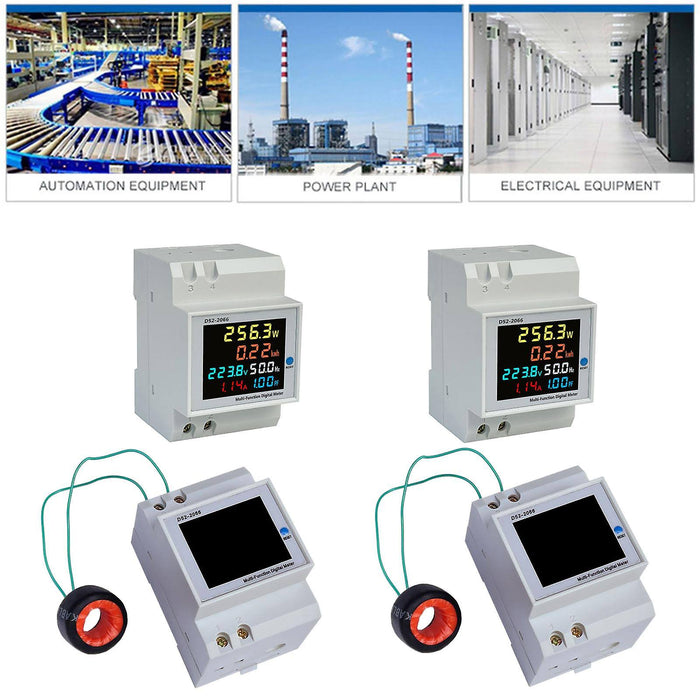 Digital Din Rail 6 IN 1 AC Multi Indicator