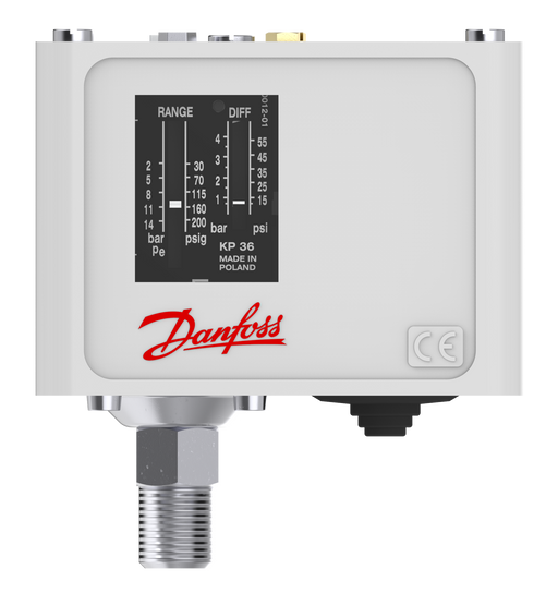 Pressure Control Switch DANFOSS KP35 (Original), standard stores, standard electric co.