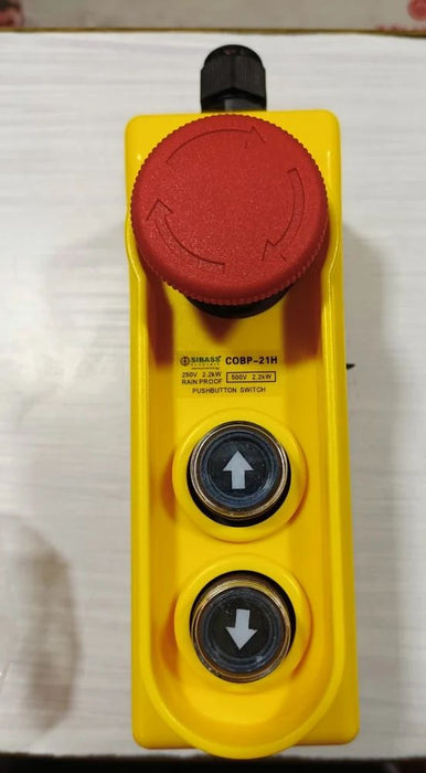 Crane Push Button With  Emergency / Crane Pendent Control Station Rainproof